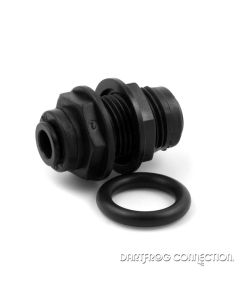 Value 1/4" Bulkhead with O-Ring