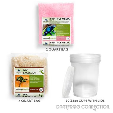 Hydei Fruit Fly Kit- 20 Pack